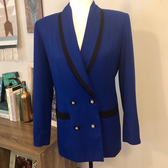 Kasper Jackets & Blazers - 🛍3/$20 <Kasper> Vintage Royal Blue Blazer